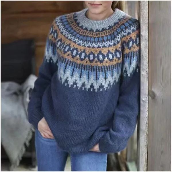 Hedwig | Strickpullover mit zeitlosen norwegischen Mustern