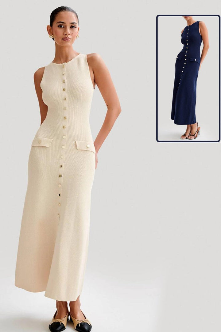 Selinde | Elegantes Strick-Maxikleid