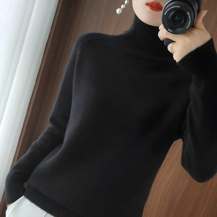 Anette | Eleganter Rollkragenpullover aus hochwertigem Strick