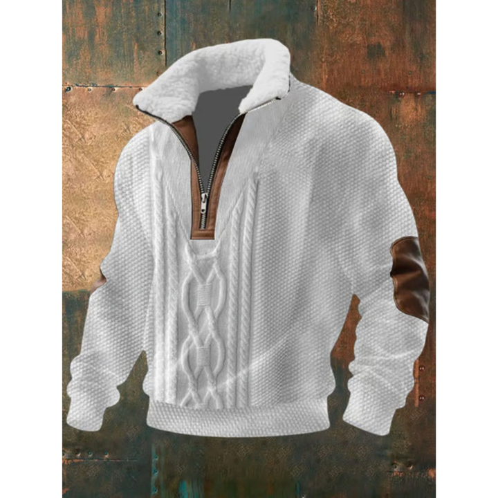 Tobias | ThermoSoft Fleecepullover mit Stehkragen