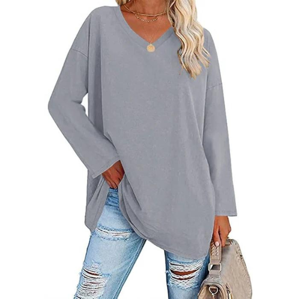 Anne-Marie | Pullover mit V-Ausschnitt und lockerer Passform