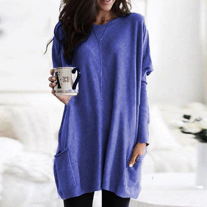 Philomena | Lockeres Strickkleid aus weichem Sweatstoff