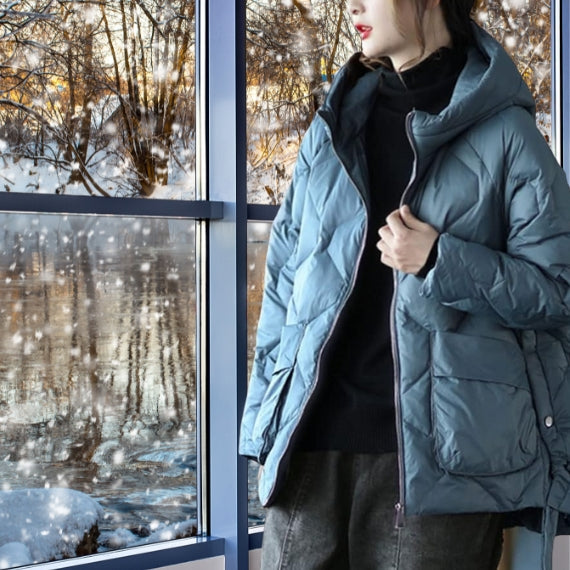Berta-Marie | Elegante Winterjacke mit Kapuze
