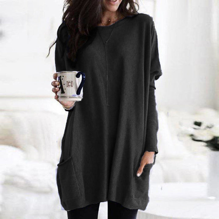 Philomena | Lockeres Strickkleid aus weichem Sweatstoff