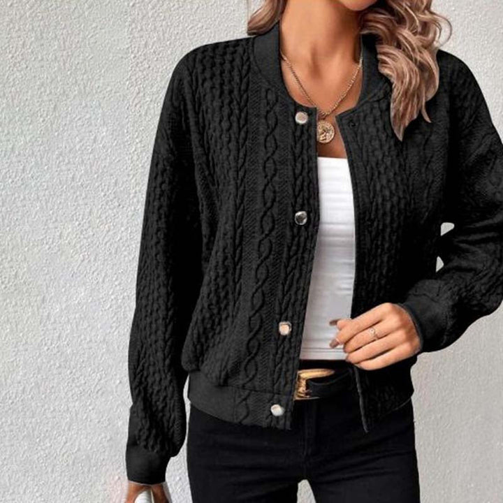 Amalia | Elegante Strickjacke mit Knopfleiste