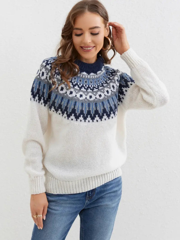 Hedwig | Strickpullover mit zeitlosen norwegischen Mustern