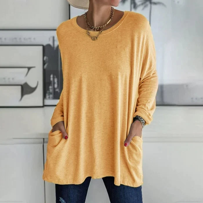 Apollonia | Oversized-Pullover mit großen Taschen
