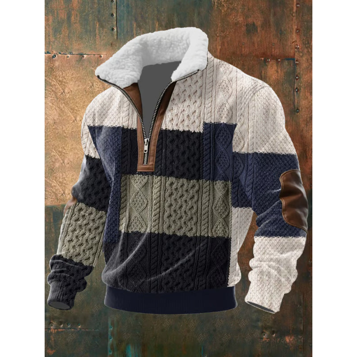 Tobias | ThermoSoft Fleecepullover mit Stehkragen
