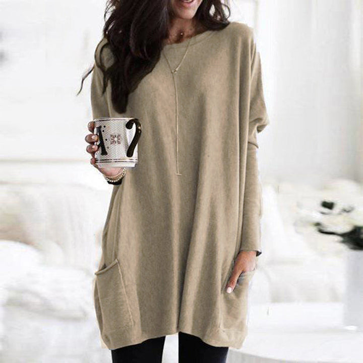Philomena | Lockeres Strickkleid aus weichem Sweatstoff