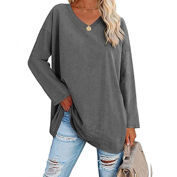 Anne-Marie | Pullover mit V-Ausschnitt und lockerer Passform