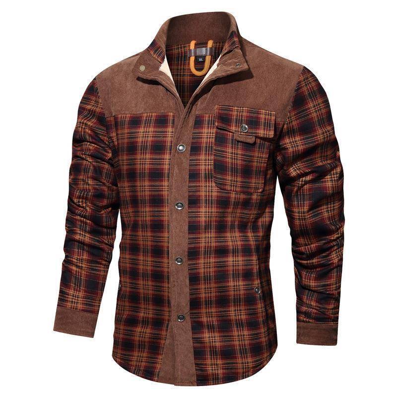 Hagen | Flanelljacke mit Karomuster und warmem Futter
