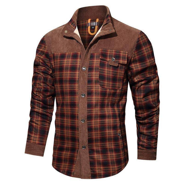 Hagen | Flanelljacke mit Karomuster und warmem Futter