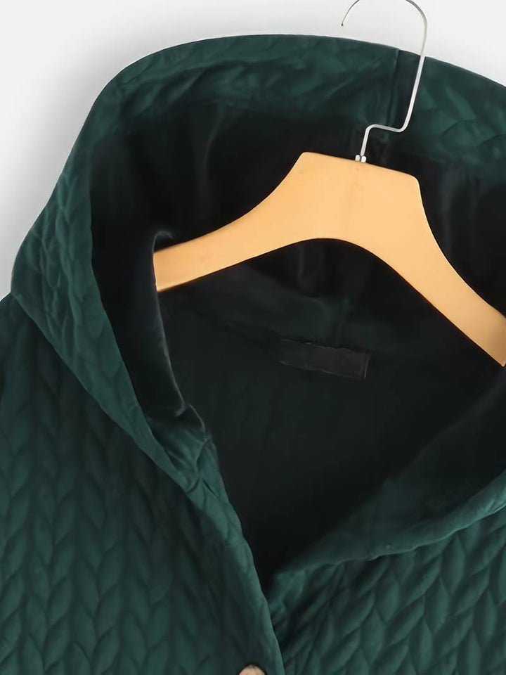 Lena-Berta | Lässige Winterjacke mit Knopfleiste und wetterfestem Stoff