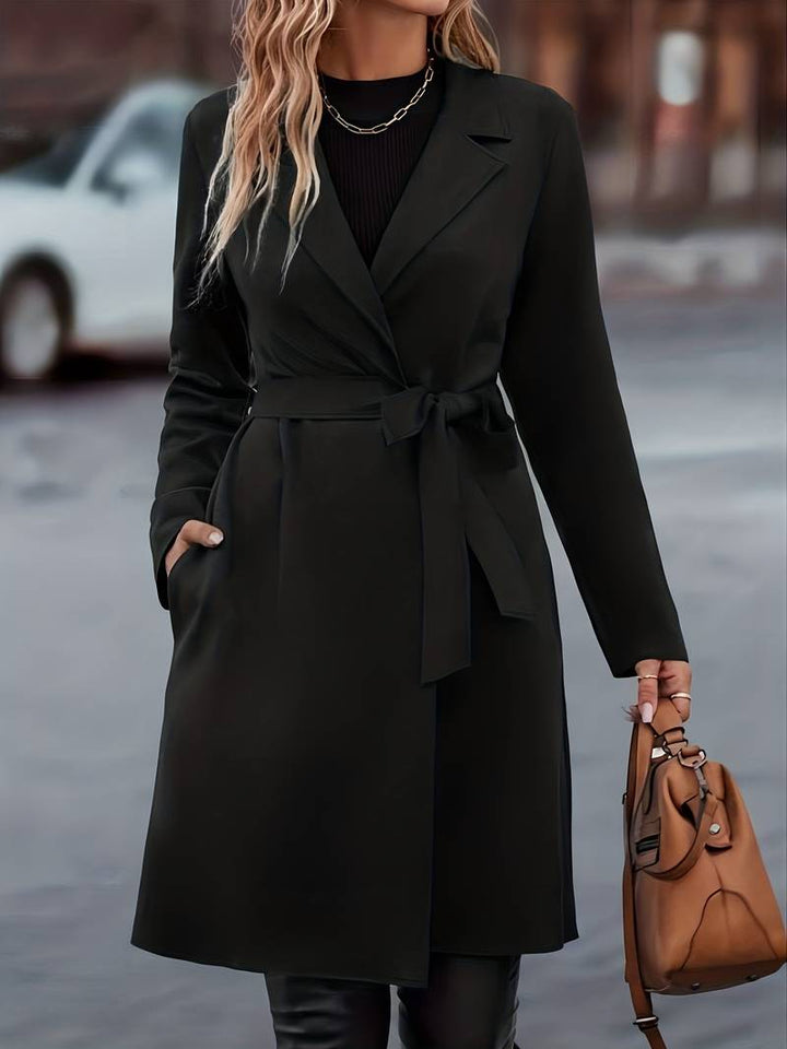 Karin-Trud | Lange Winterjacke mit geräumigen Taschen und klassischem Design