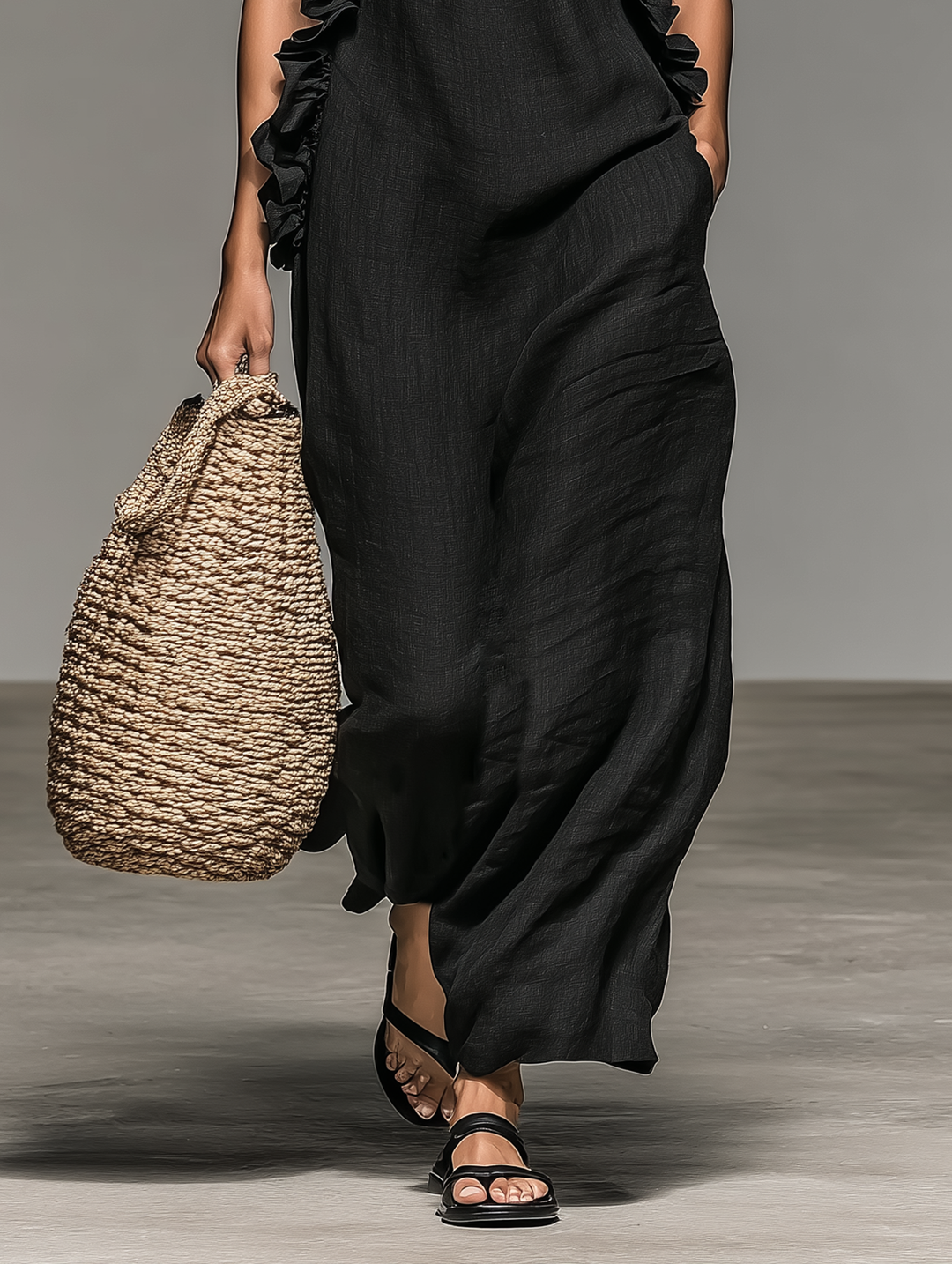 Gretchen | Maxikleid mit Taschen