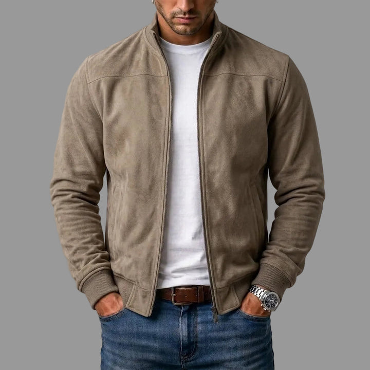 Ortlieb | Elegante Wildleder-Bomberjacke (1 kaufen, 1 GRATIS dazu)