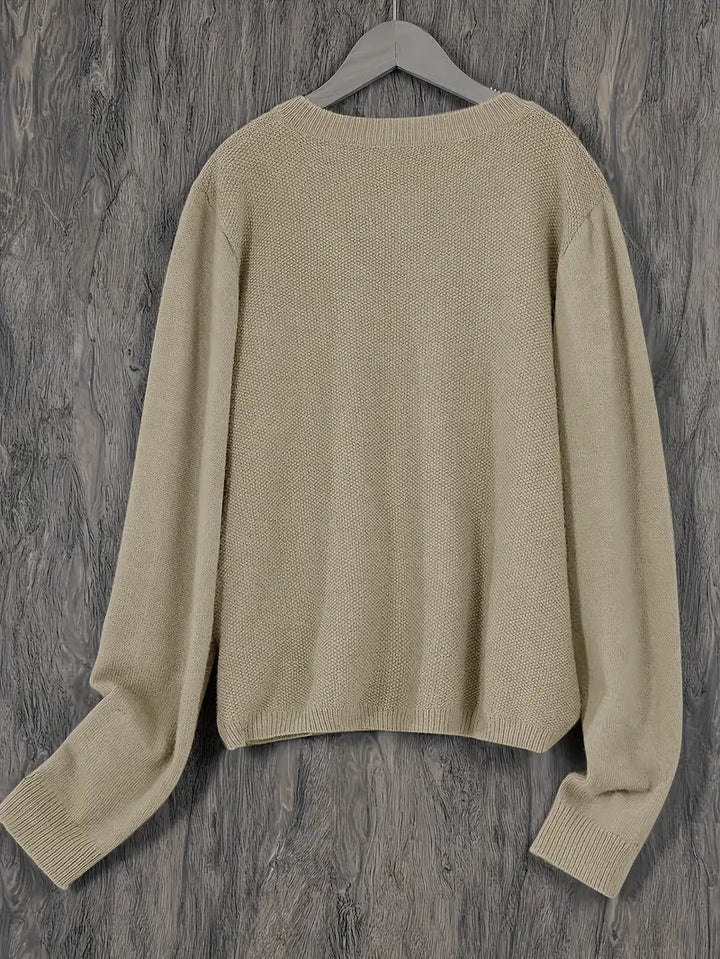 Hilma | Gemütliche Strickjacke mit großen Taschen