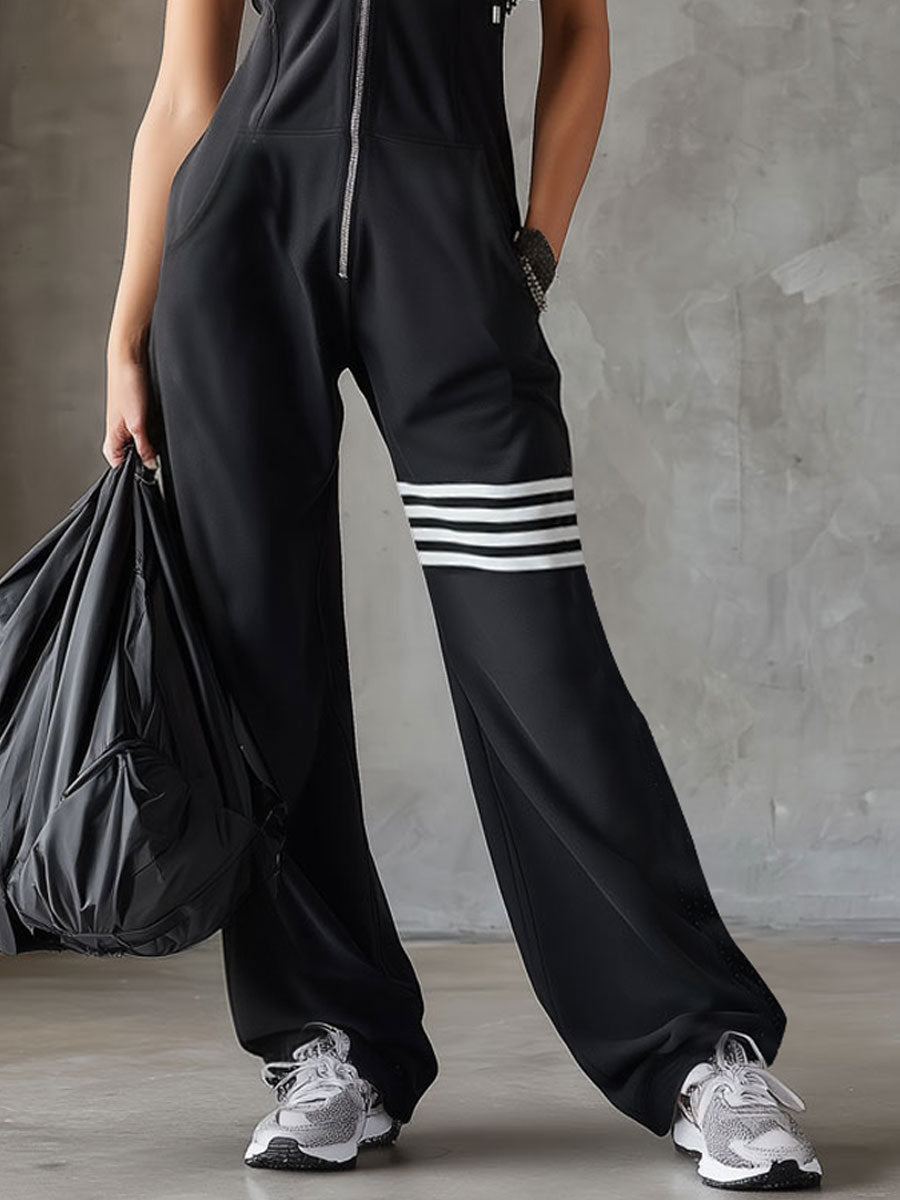 Lotte | Sport-Luxe Kapuzen-Jumpsuit