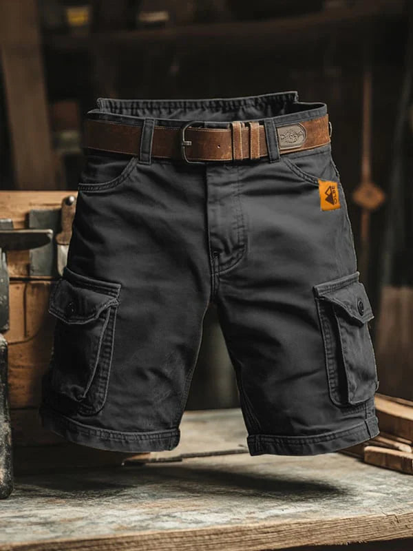 Leo | Retro Cargo-Shorts mit vielen Taschen
