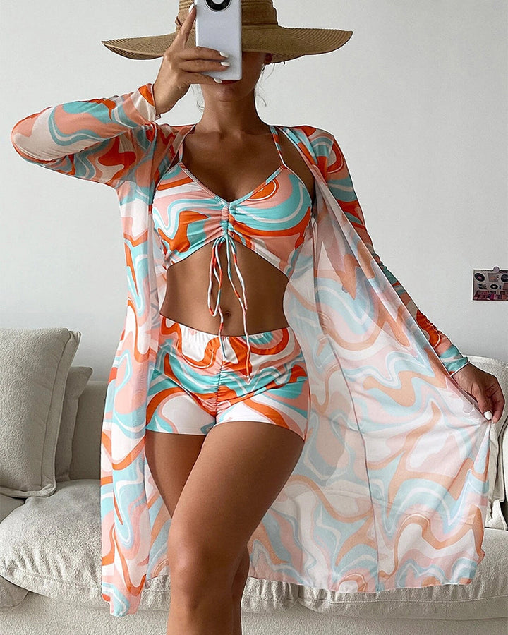 Ida | 3-teiliges Bikini-Set mit Print