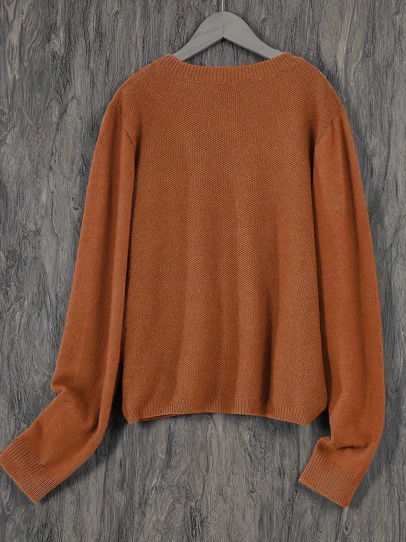 Hilma | Gemütliche Strickjacke mit großen Taschen
