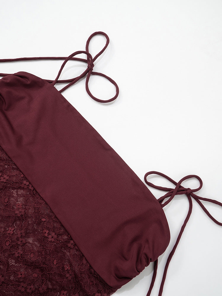 Manuela | Abendkleid mit Spitzendetails