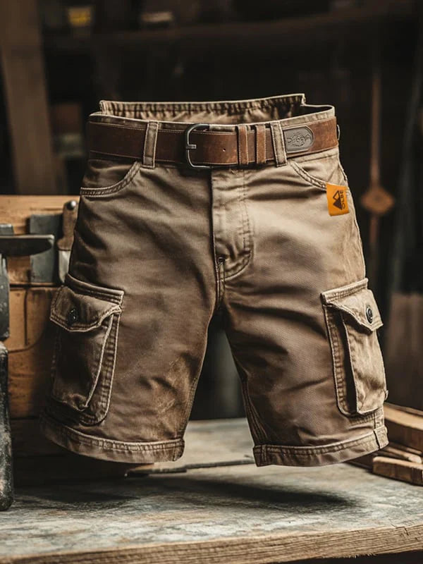 Leo | Retro Cargo-Shorts mit vielen Taschen