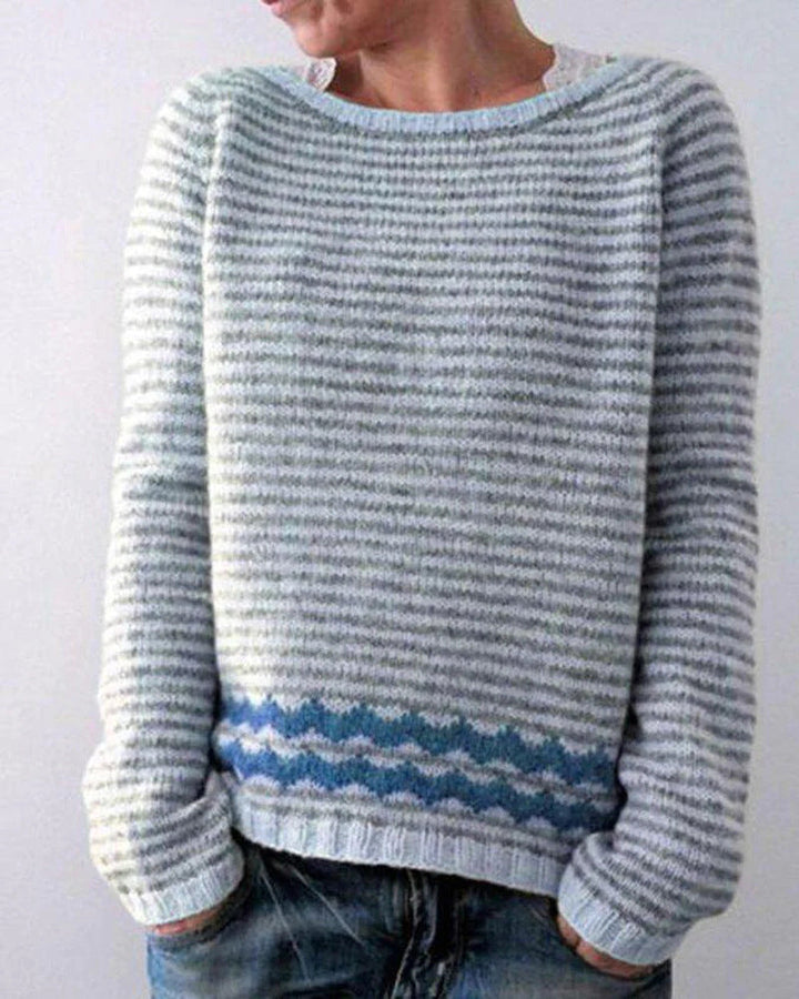 Lena-Line | Retro-Strickpullover mit lockerer Passform
