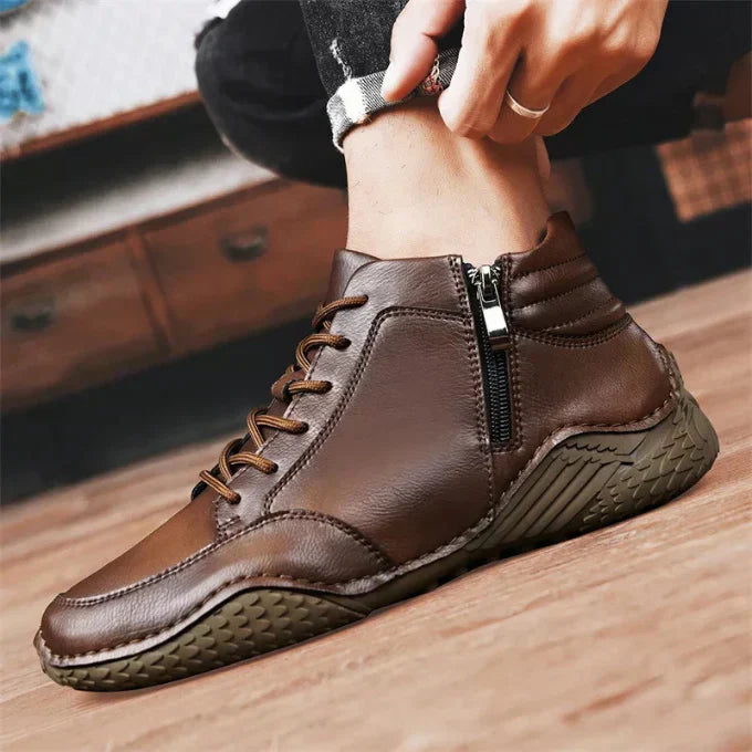 Elias | Wadenhohe Lederstiefel für Herren