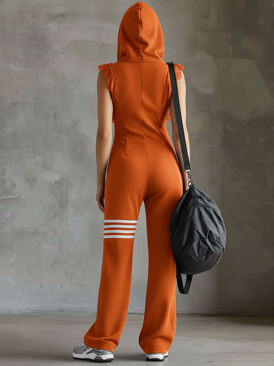 Lotte | Sport-Luxe Kapuzen-Jumpsuit