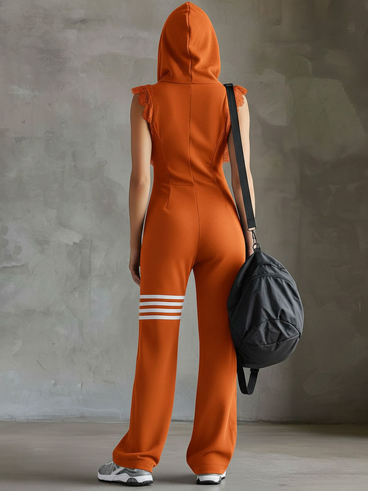 Lotte | Sport-Luxe Kapuzen-Jumpsuit