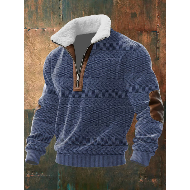 Tobias | ThermoSoft Fleecepullover mit Stehkragen