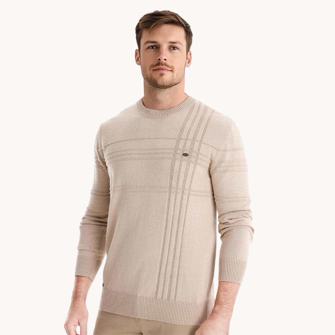 Eitel | Herrenpullover mit Rautendesign