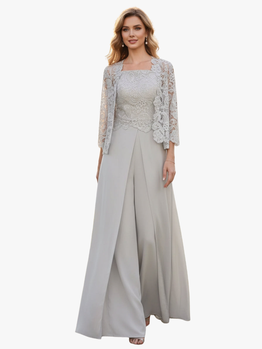 Odette | Elegantes Chiffon-Set mit weiter Hose - Velina Berlin
