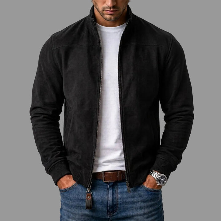 Ortlieb | Elegante Wildleder-Bomberjacke (1 kaufen, 1 GRATIS dazu)