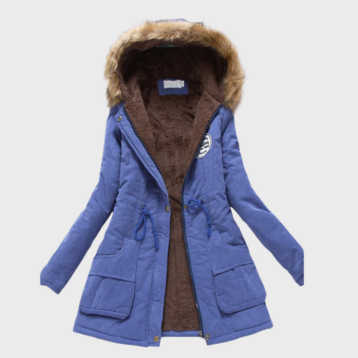 Gudrun | Winterjacke mit fellgefütterter Kapuze