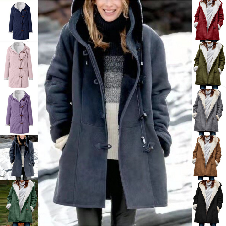 Nadja | Winterjacke mit Fleecefutter und gefütterter Kapuze