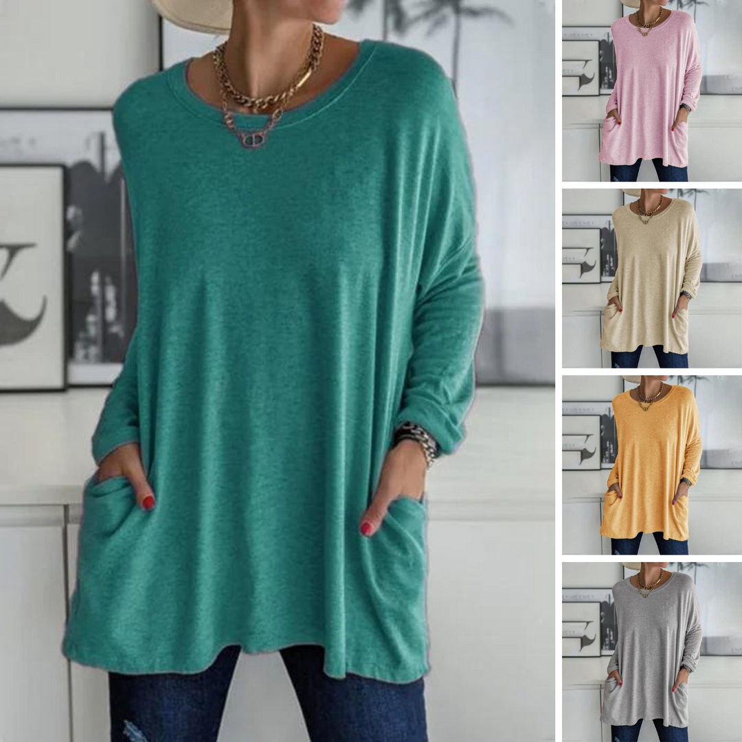 Apollonia | Oversized-Pullover mit großen Taschen