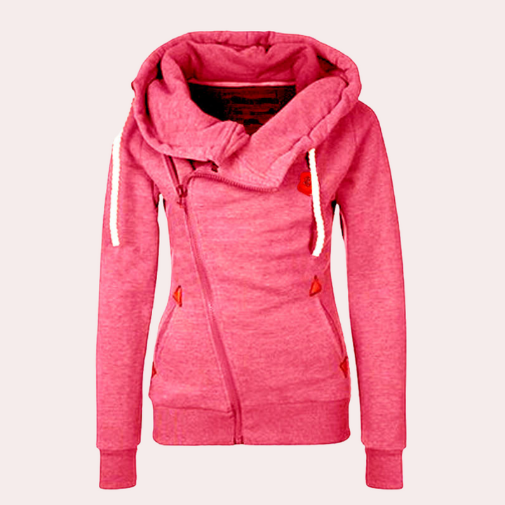 Klara-Gret | Strickjacke mit asymmetrischem Reißverschluss