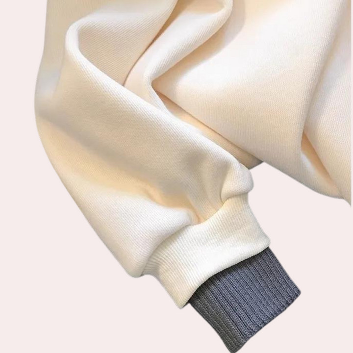 Eva-Lene | Lässiger Baumwollpullover mit Rundhalsausschnitt