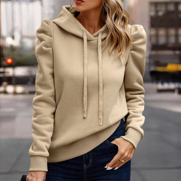 Lise-Kathrin | Kapuzenpullover mit Puffärmeln