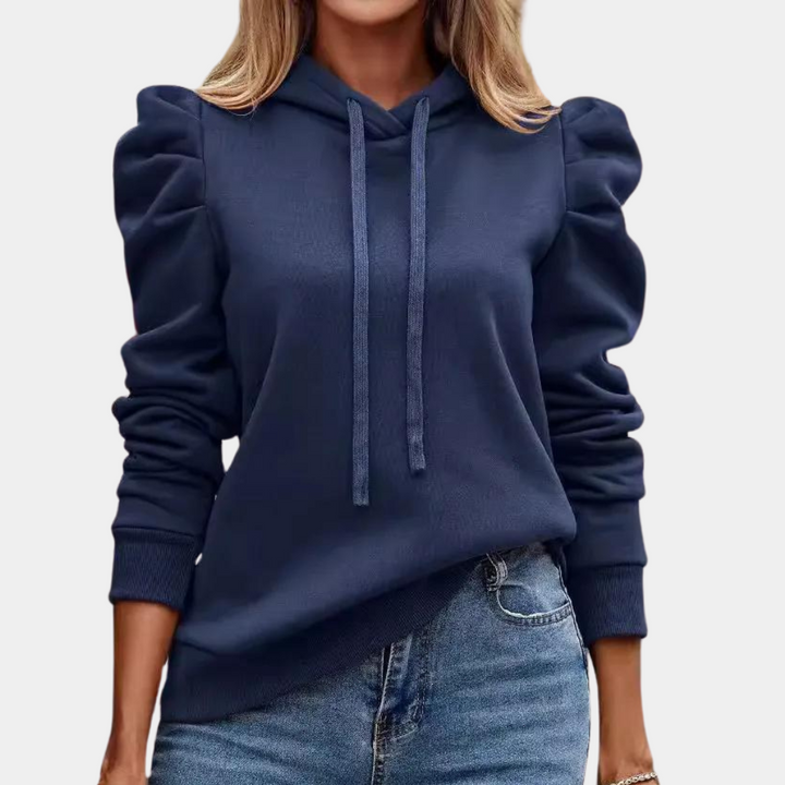 Lise-Kathrin | Kapuzenpullover mit Puffärmeln