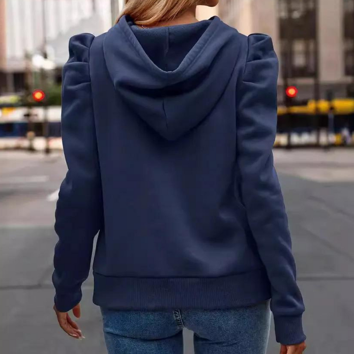 Lise-Kathrin | Kapuzenpullover mit Puffärmeln