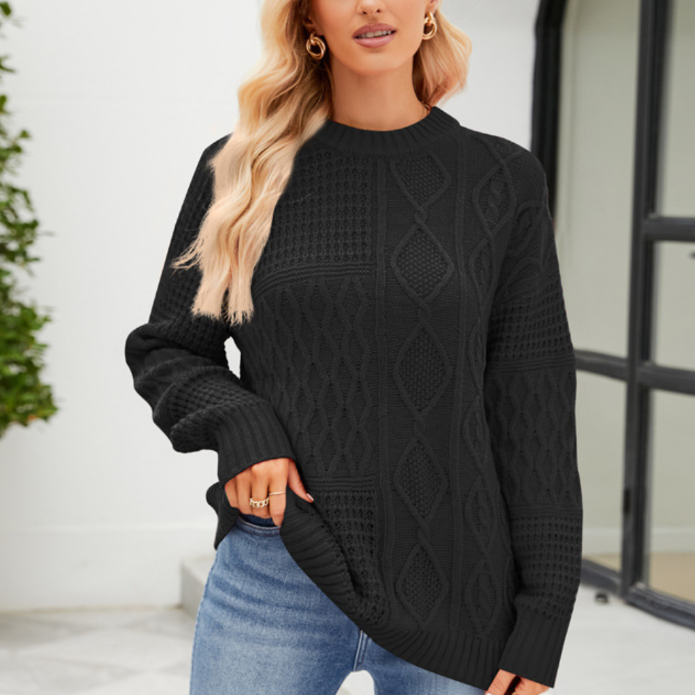 Evelin | Strickpullover mit vielseitiger Passform für jeden Tag
