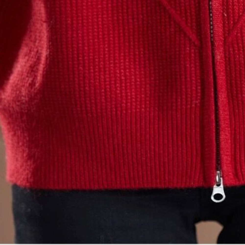 Lieselotte | Gemütliche Strickjacke mit Kapuze