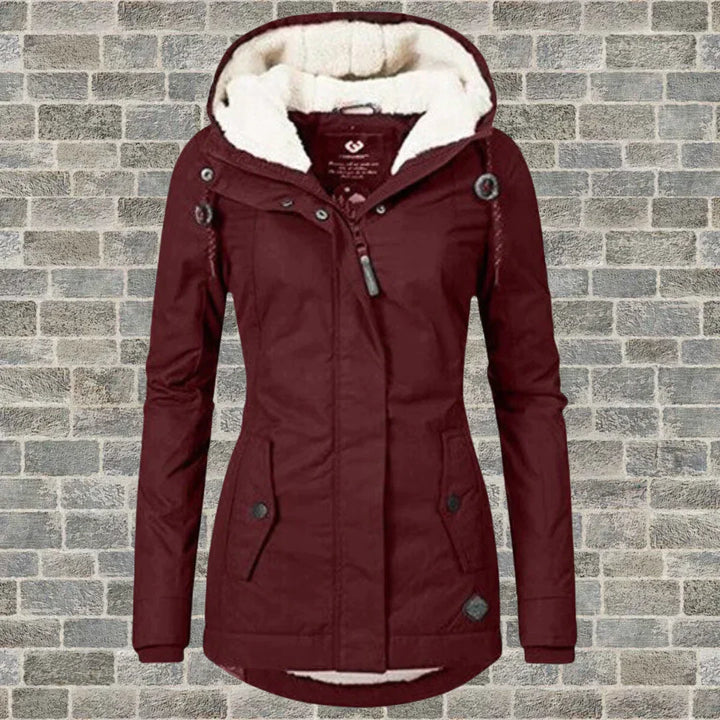 Irmgard | Winterjacke mit warmem Innenfutter und verstellbarer Kapuze