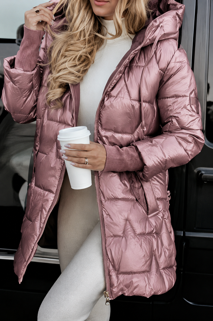 Anna-Lene | Winterparka mit Kapuze und warmer Steppung