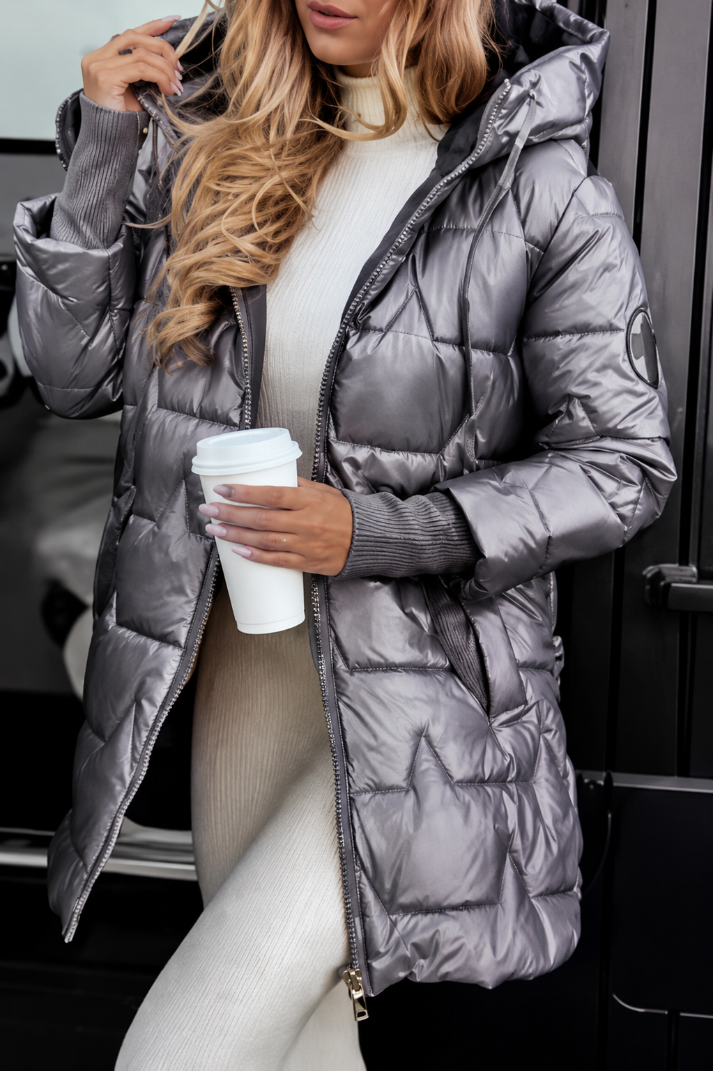 Anna-Lene | Winterparka mit Kapuze und warmer Steppung