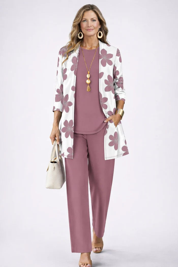 Margaret | Elegantes 3-teiliges Casual-Set