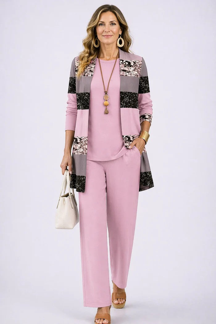 Margaret | Elegantes 3-teiliges Casual-Set